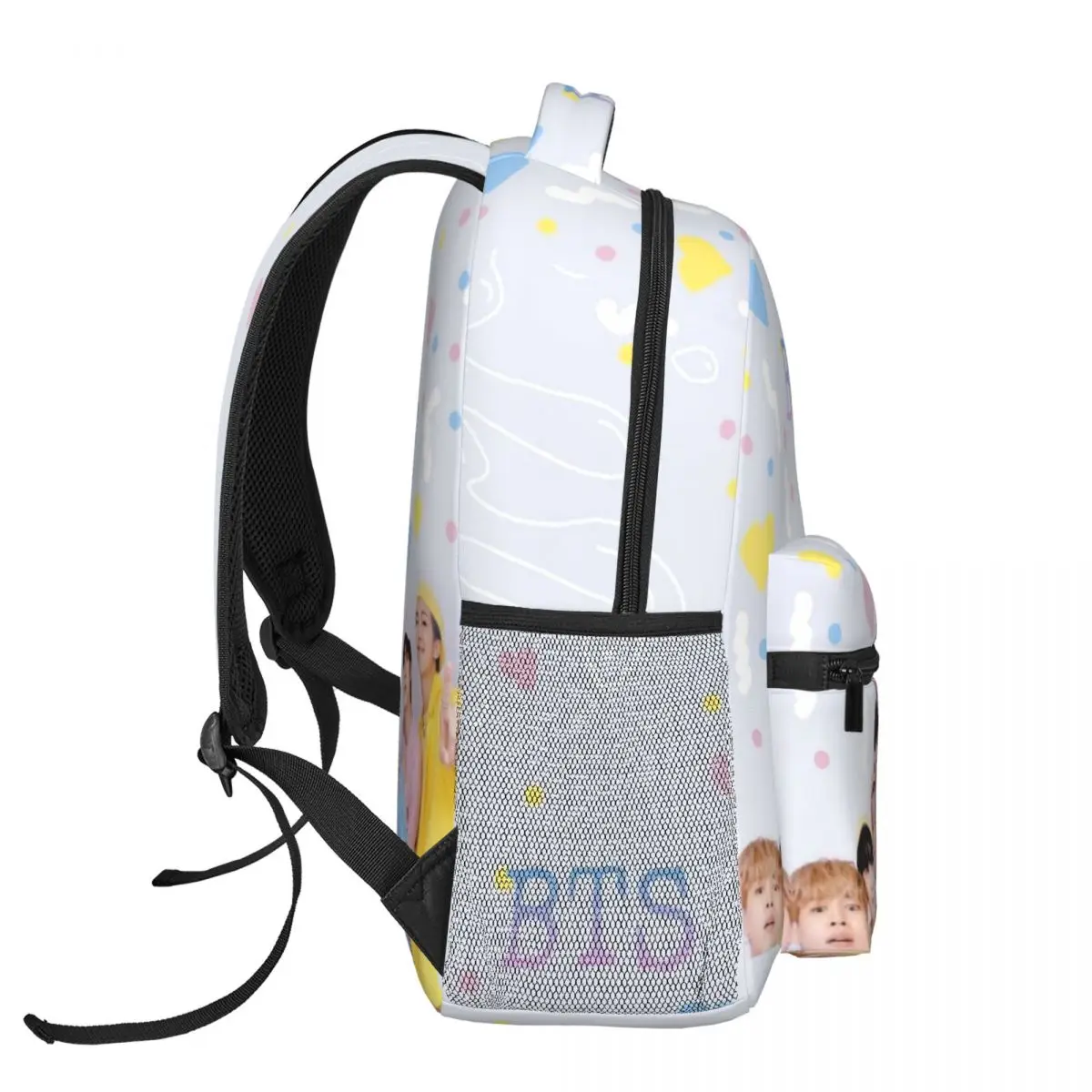 B-T-S Neuer modischer, wasserdichter College-Rucksack mit hoher Kapazität, trendige Laptop-Reise-Büchertasche, 43,2 cm