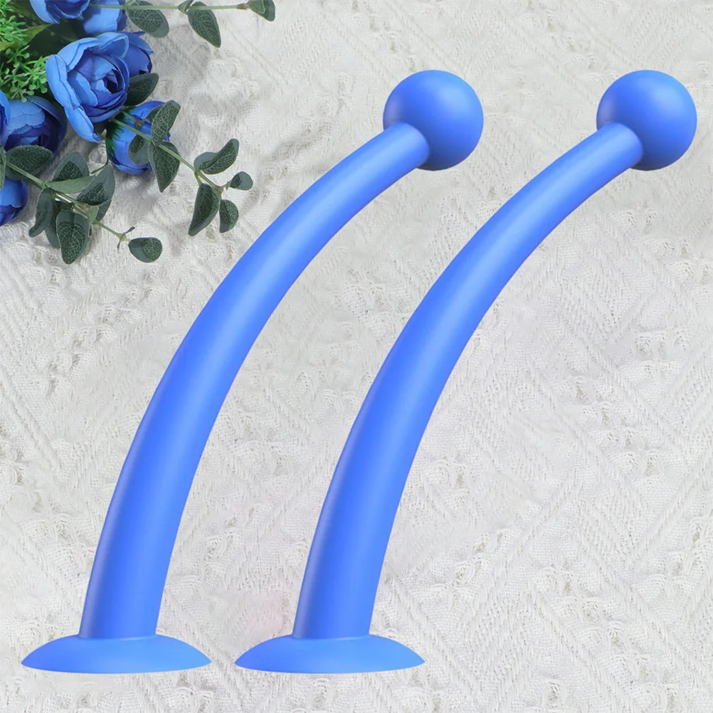 

1Pair Silicone Tentacles Blue Suction Cup Durable Motorcycle Accessories Cute Decorative Tentacles