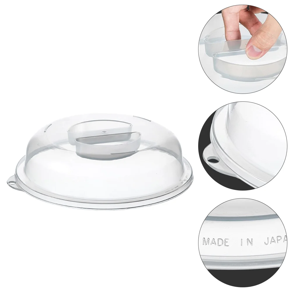 Lid Bell Microwave Oven Cover Foods Microwaves Protector Protecting Cake Stand Reusable Transparent Pp