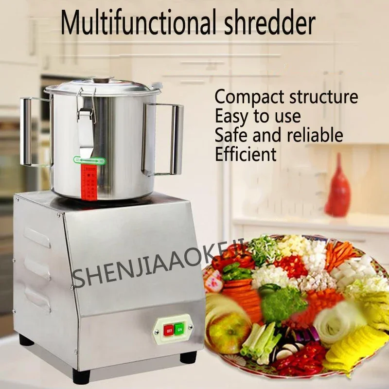 الأجهزة المنزلية مفرمة اللحم الكهربائية التقطيع 1400 دورة/دقيقة قطع الخضروات الصغيرة المعالج المستهلك والتجاري مطحنة الطعام 22