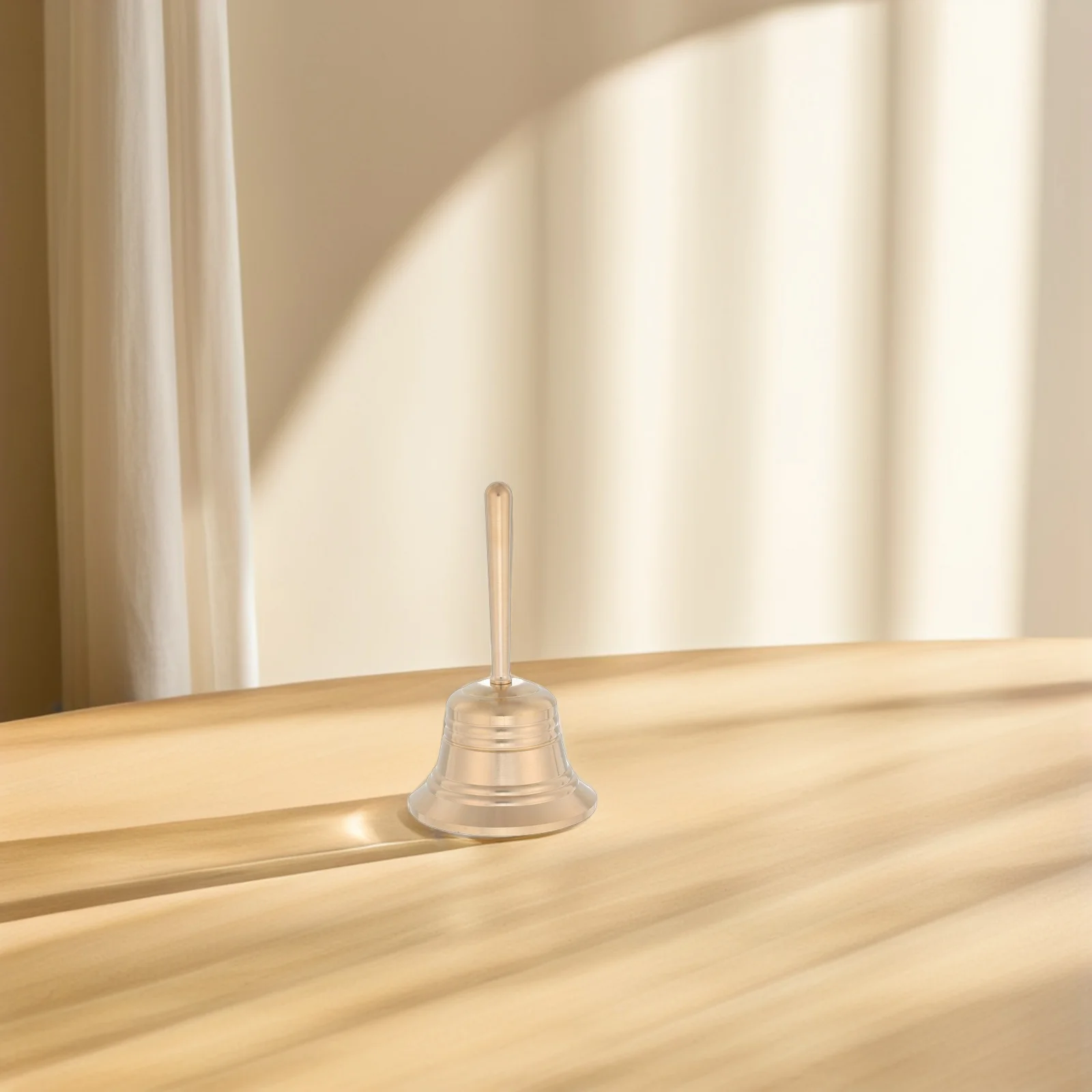 

Solid Brass Hand Bell Electroplated Loud Ringing Bell For Teacher Classroom Service Dinner Wedding Meditation