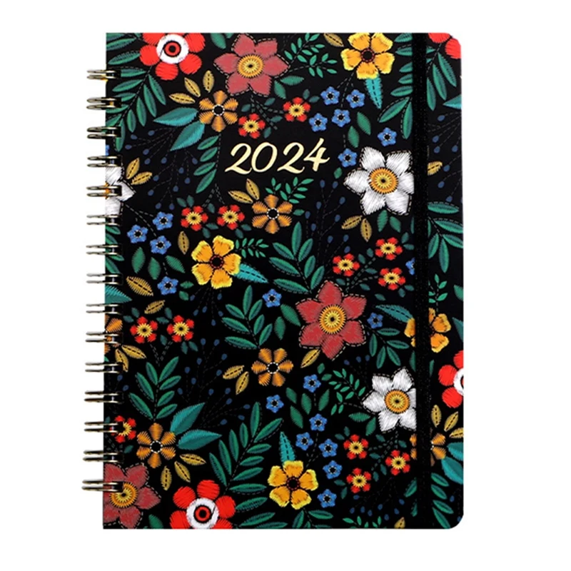 2024 Weekly Planner Spiral Bound 2024 Weekly & Monthly Planner With Premium Paper, Spiral Bound, Special Holidays