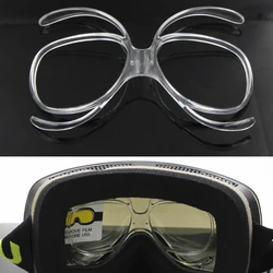 Ski Goggles Glasses Myopia Frame Rx Insert Optical Adaptor Flexible Prescription Skiing Lens Frame for Outdoor Sport