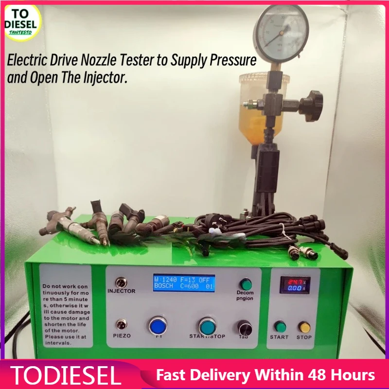 

AM-DDS60 CRIN Diesel Injector Nozzle Tester Electric Driver To Supply Pressure and Open Fuel Injector