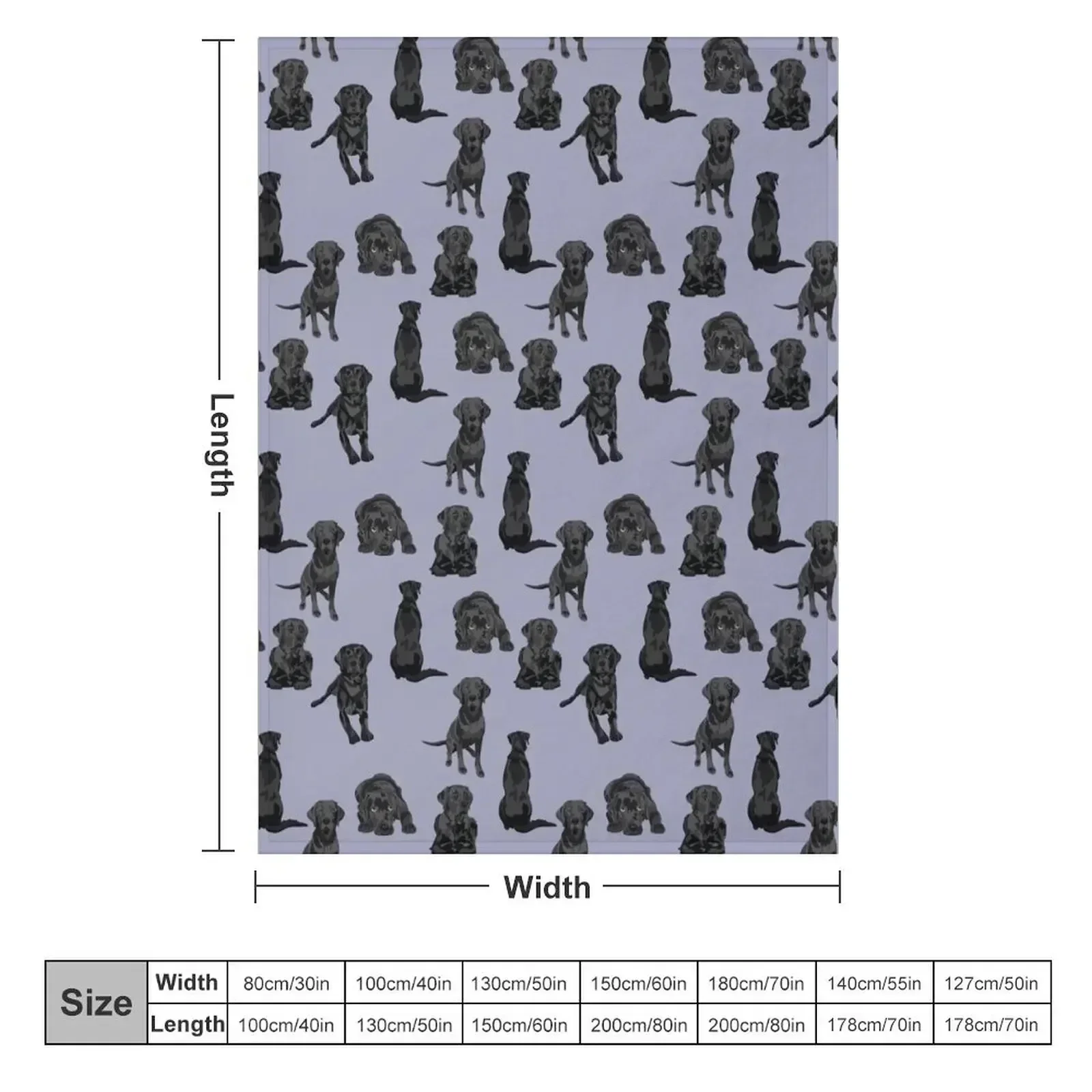 black labrador Throw Blanket halloween Decorative Beds Quilt Blankets For Sofas Blankets