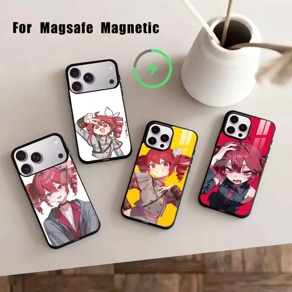TM-Kasane Teto Get To Me  Phone Case For iPhone17,16,15,14,13,12,11 Plus,Pro Magnetic For Magsafe Wireless Charging