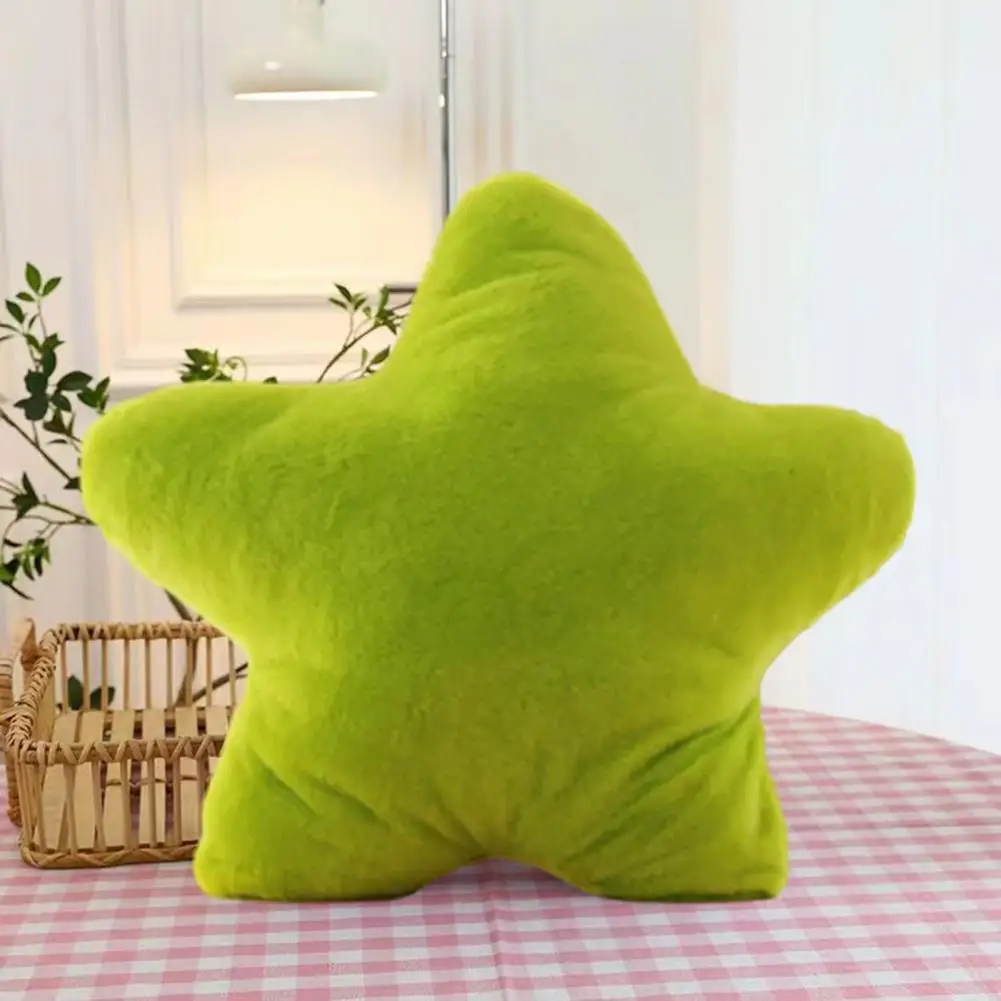 Fluffy Star Cushion Soft And Comfortable PP Cotton Five-pointed Star Design Pillow Classic Color Throw Pillow Home Decoration