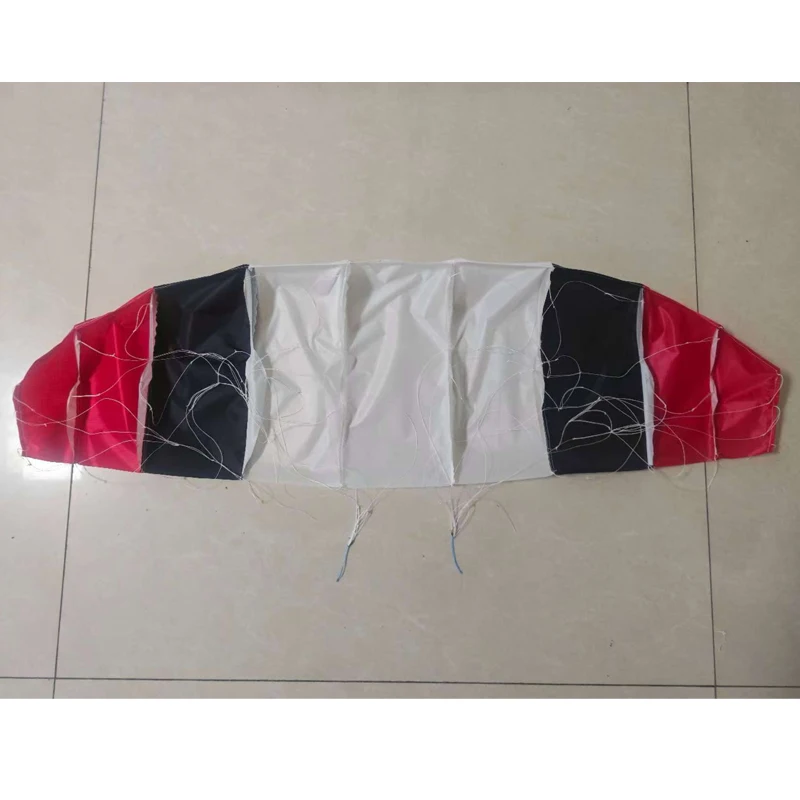 1 pçs modelo de controle de rádio parapente pára-quedas dossel envergadura 81cm 98cm cabeça parapente para bobby ao ar livre dublê planador voando