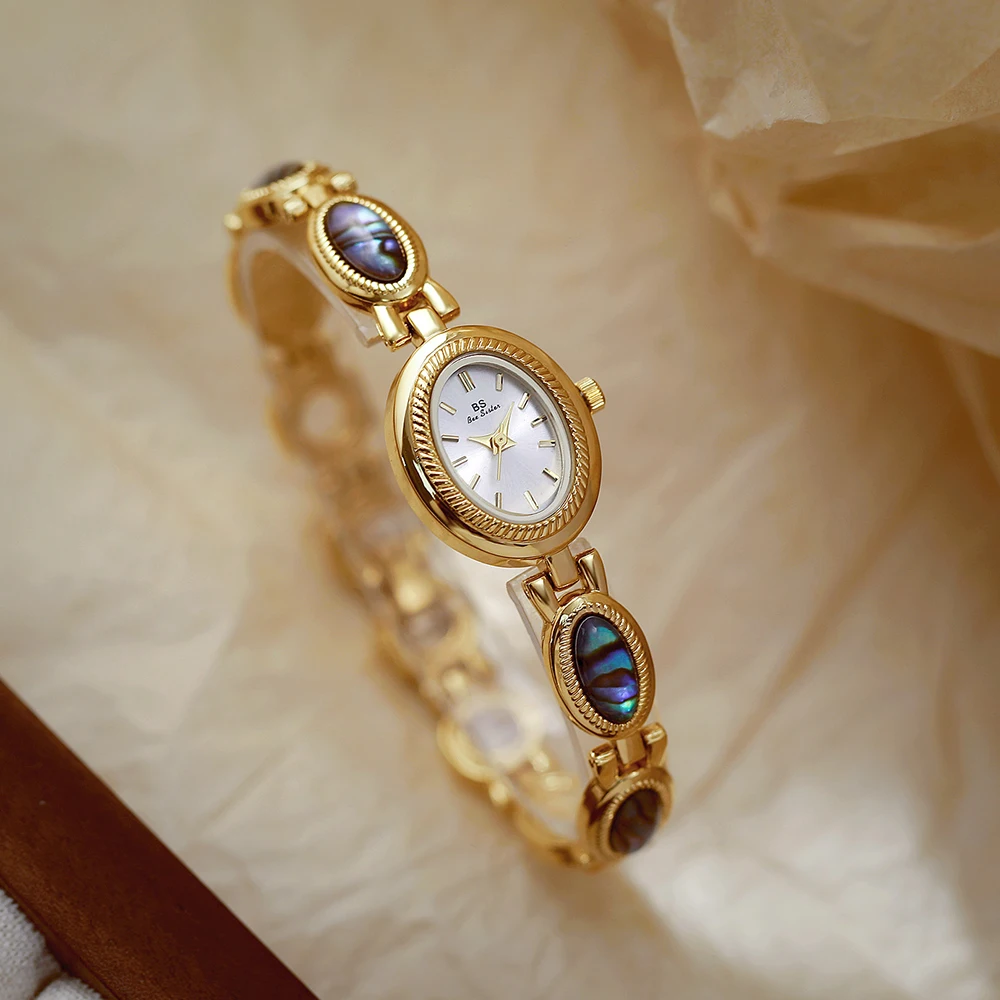Light Luxury Women's Watches Waterproof Ladies Watch Premium Black Gold Bracelet Temperament Quartz Watch Woman Accesories