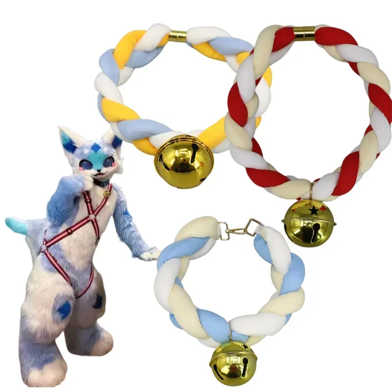 

Fursuit Necklace Cosplay Comiket Furry Kigurumi Animal Doll Beast Costume Collar Accessories