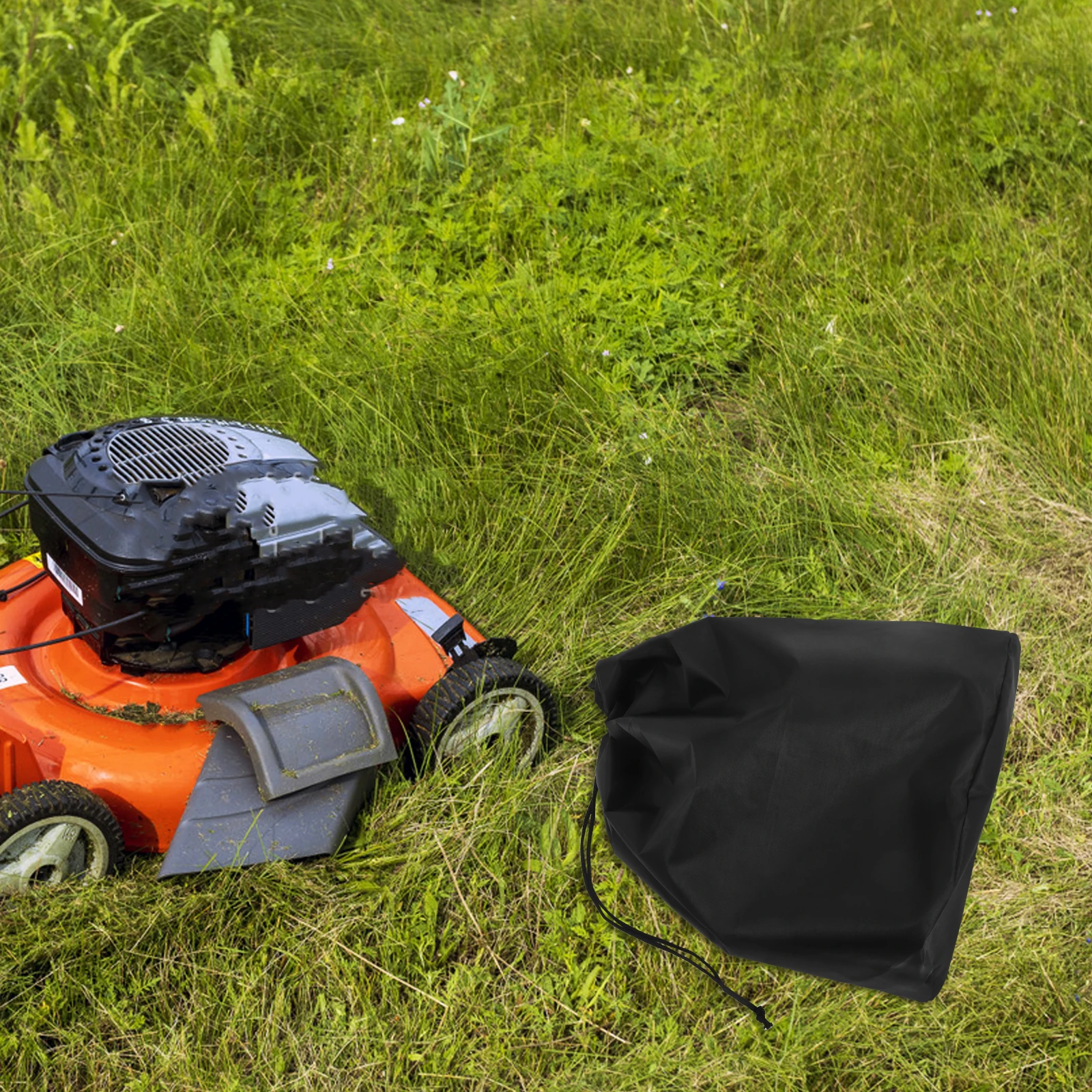 

Universal Lawn Mower Engine Cover Oxford Cloth Sun Shade Quick Release Protective Sleeve For Garden Equipment