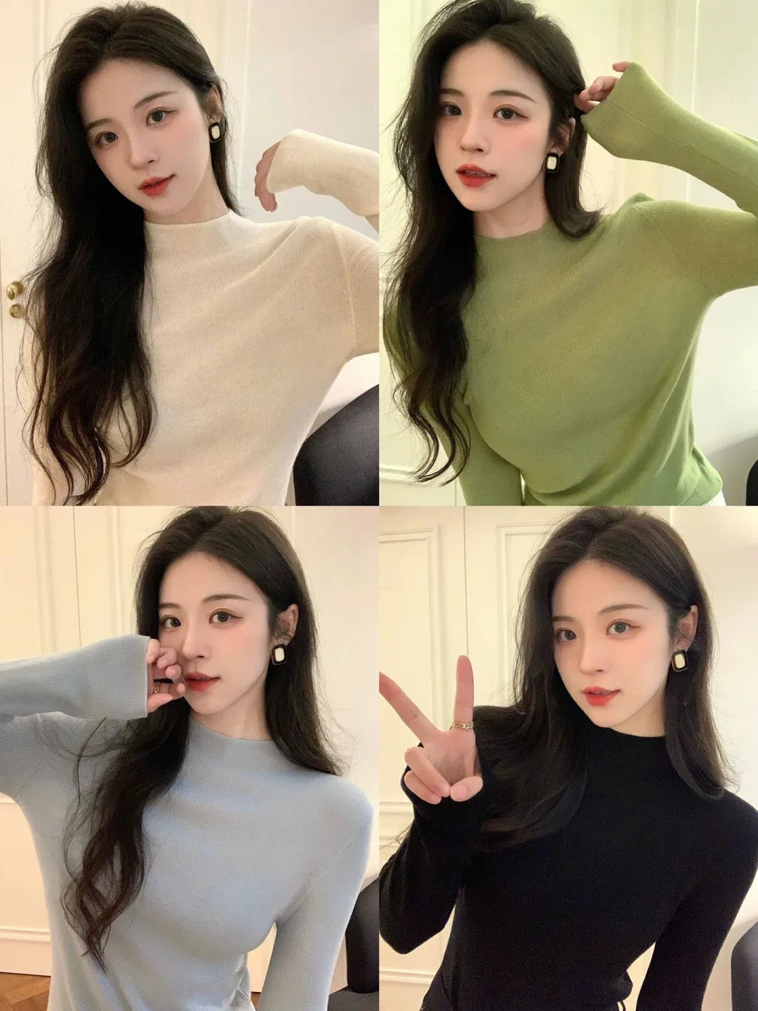 

Sweaters Jumpers Pullovers Womens Elegant Chic Woman Top Winter Anti-Piling Hem Sexy Y2K Work OL Professional Simple Clean Fall