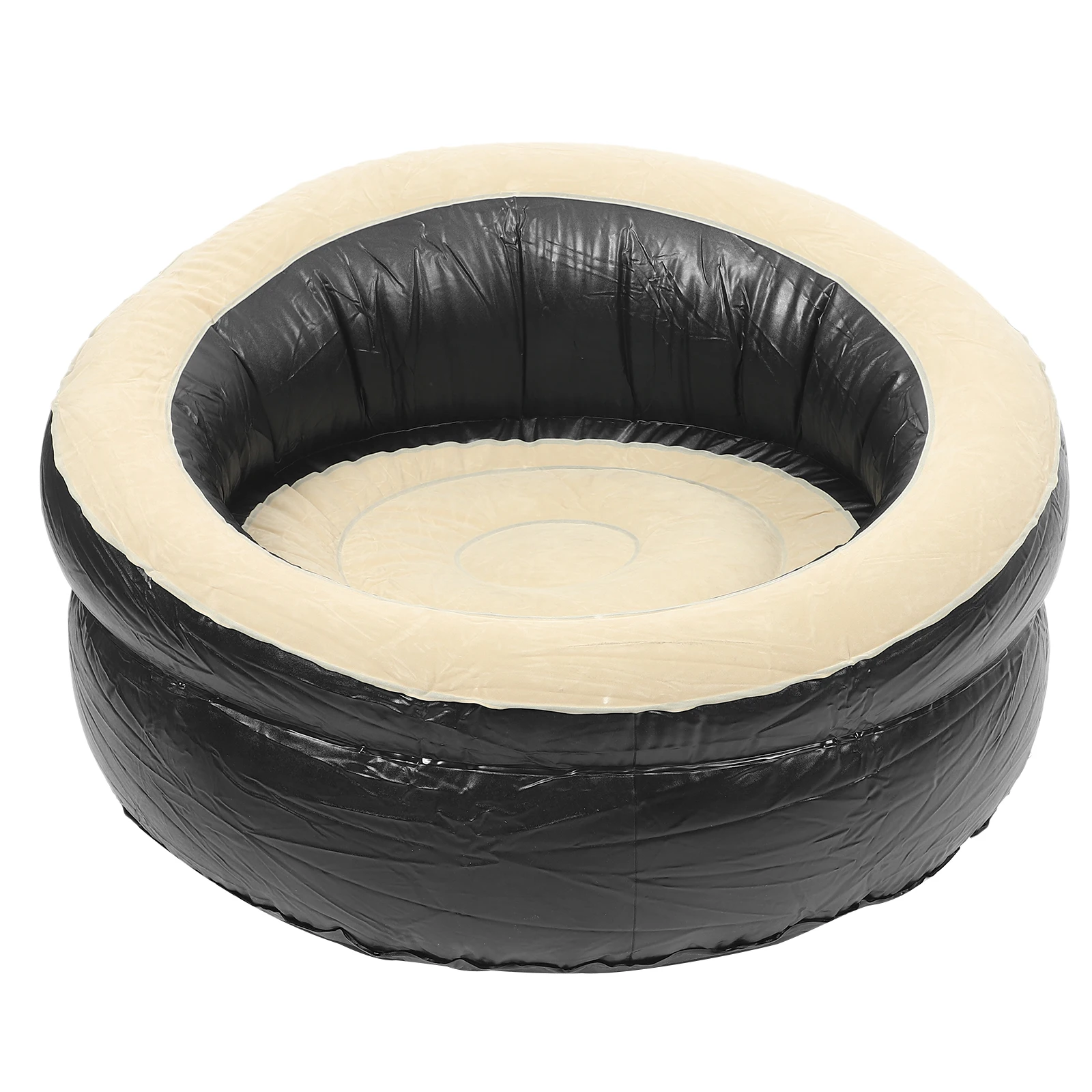 

Inflatable Sofa Stool Foldable Portable Outdoor Small Couch Lazy Chair Footstool Comfort Practical Garden Furniture
