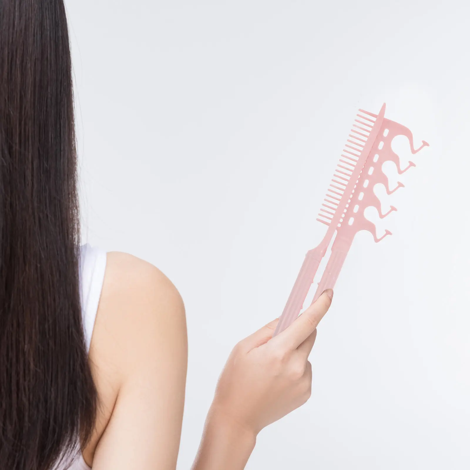 

Набор из 3-х антистатических расчесок для выпрямления волос, складные V-образные расчески для укладки, термостойкие, для путешествий, компактные, портативные