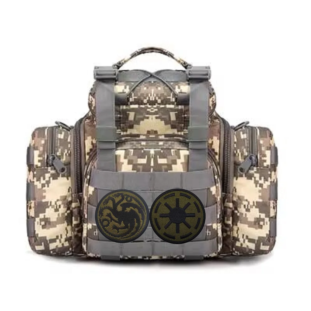 Hot Selling Embroidered Patch Jedi Order Mandalobo Peak Bounty Hunter Magic Armband with Backpack Patches for Clothing