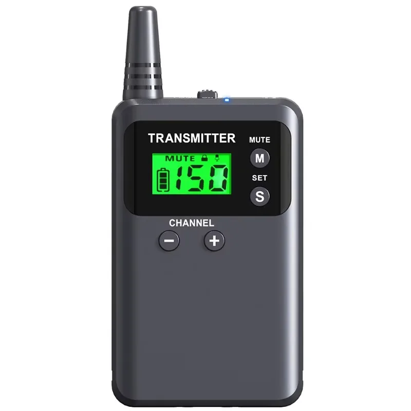 Wireless Whisper Tour Guide System Simultaneous Interpretation System 1 Transmitter with 2 Microphones, 30 Receivers, 1 Charger
