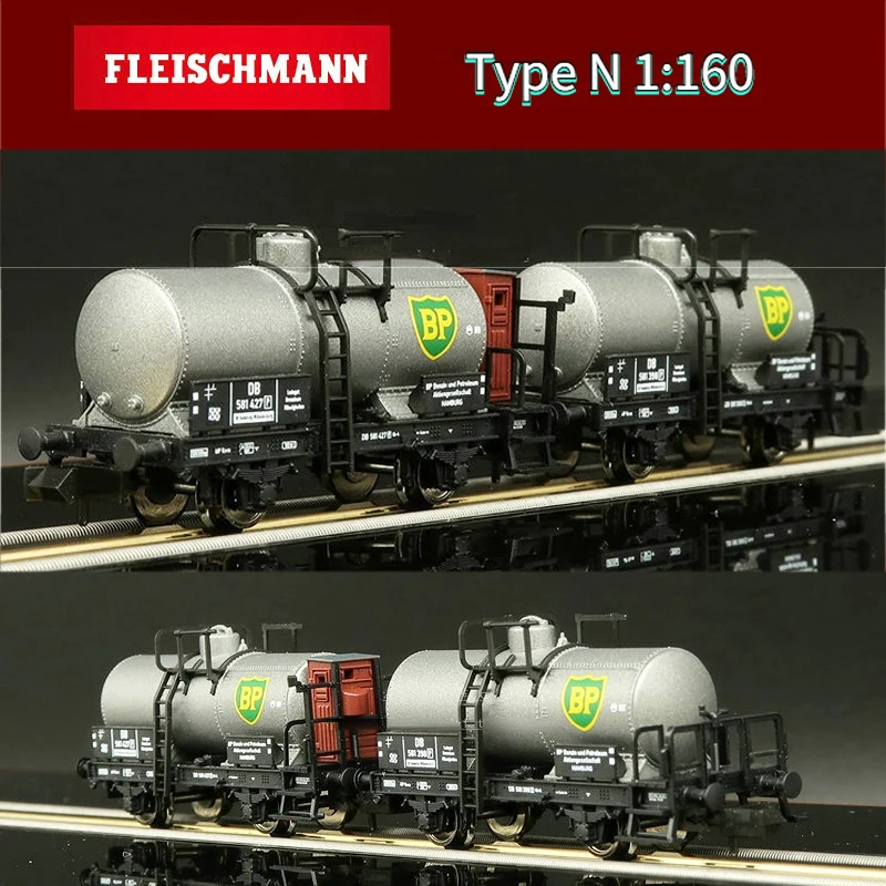 

Train Model FLEISCHMANN N8 1/160 881906BP Third-generation Diesel Locomotive Carriage Oil Tank Two Sections