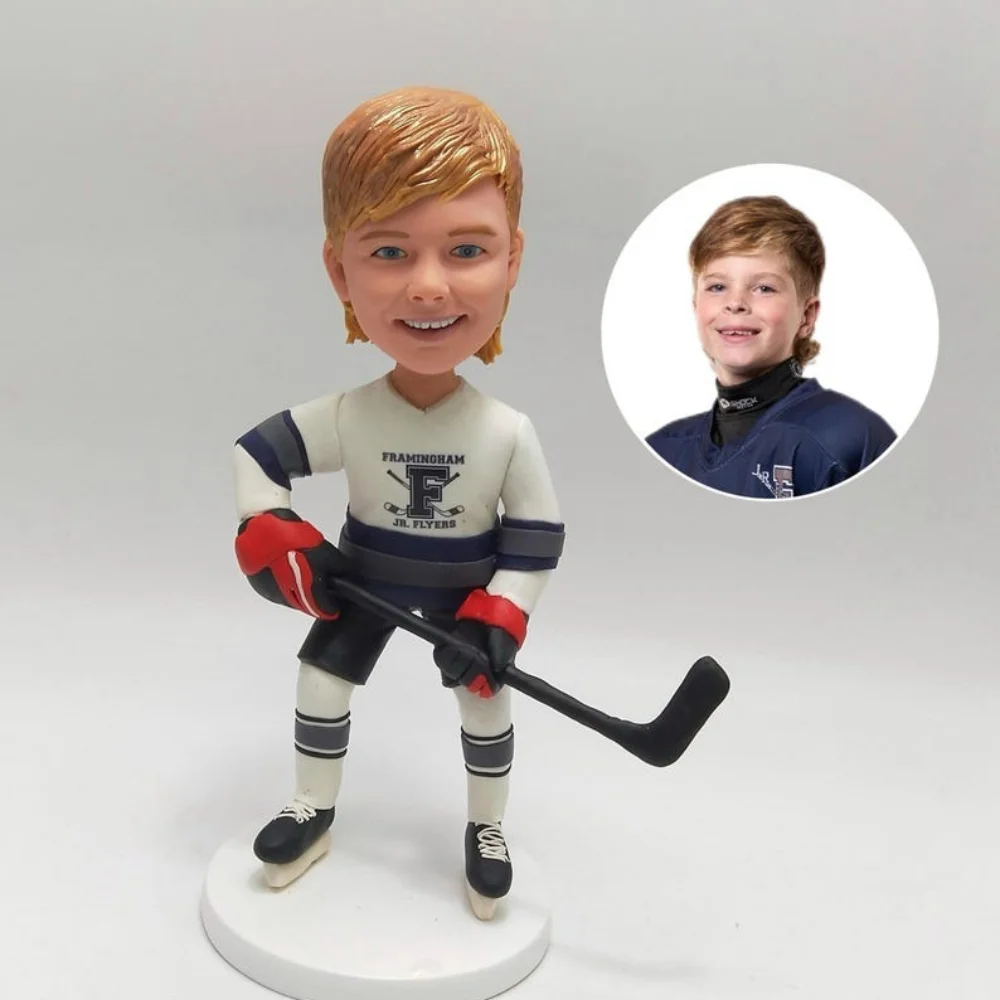 

Personalized 3D Bobblehead Full Body Figure Handmade Clay Figurine from Picture Anniversary Wedding Gift
