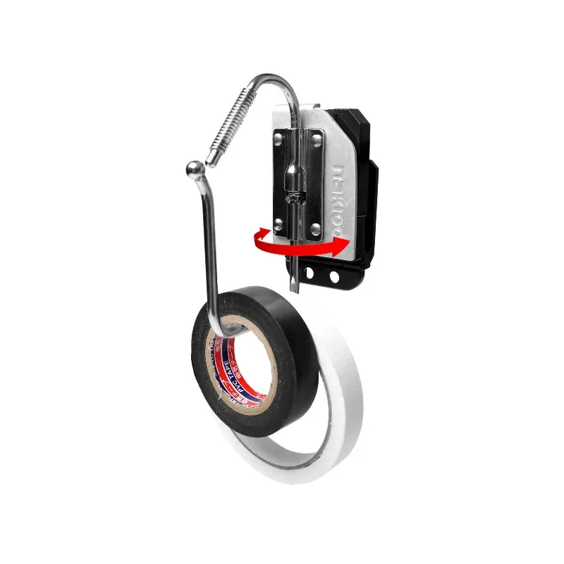 For Rotating Folding Electrician Tape Quick Hook, Universal Adhesive Tape Rack Hook, Weak Current Repair Tool, Waist Hanger