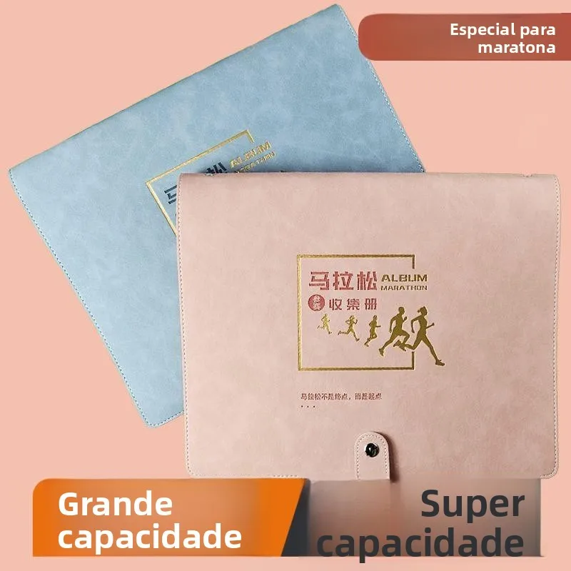 marathon-number-card-collection-album-storage-book-memorial-page-organizer-running-race-number-tag-arranger-document-folder