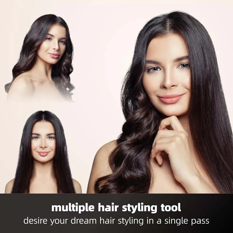 مكواة فرد الشعر ذات اللوحة الواسعة الاحترافية 260 درجة من التيتانيوم المسطح 1.75 بوصة من الألومنيوم السيراميكي #2