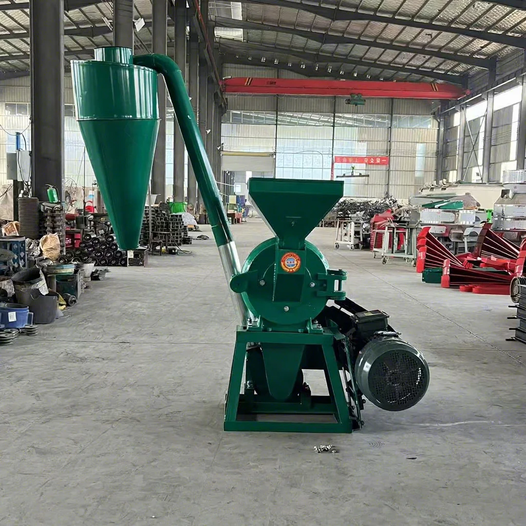 Factory Supply Dry Maize Crushing Machine  Corn Powder Making Machine Flour Milling Animal Feed Mixer Corn Mill Grain Grinder
