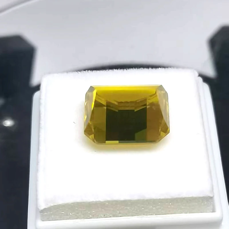 اللون الطبيعي 10X12mm بكسل جوهرة YAG المواد للمجوهرات الجميلة هدية عيد ميلاد الزفاف