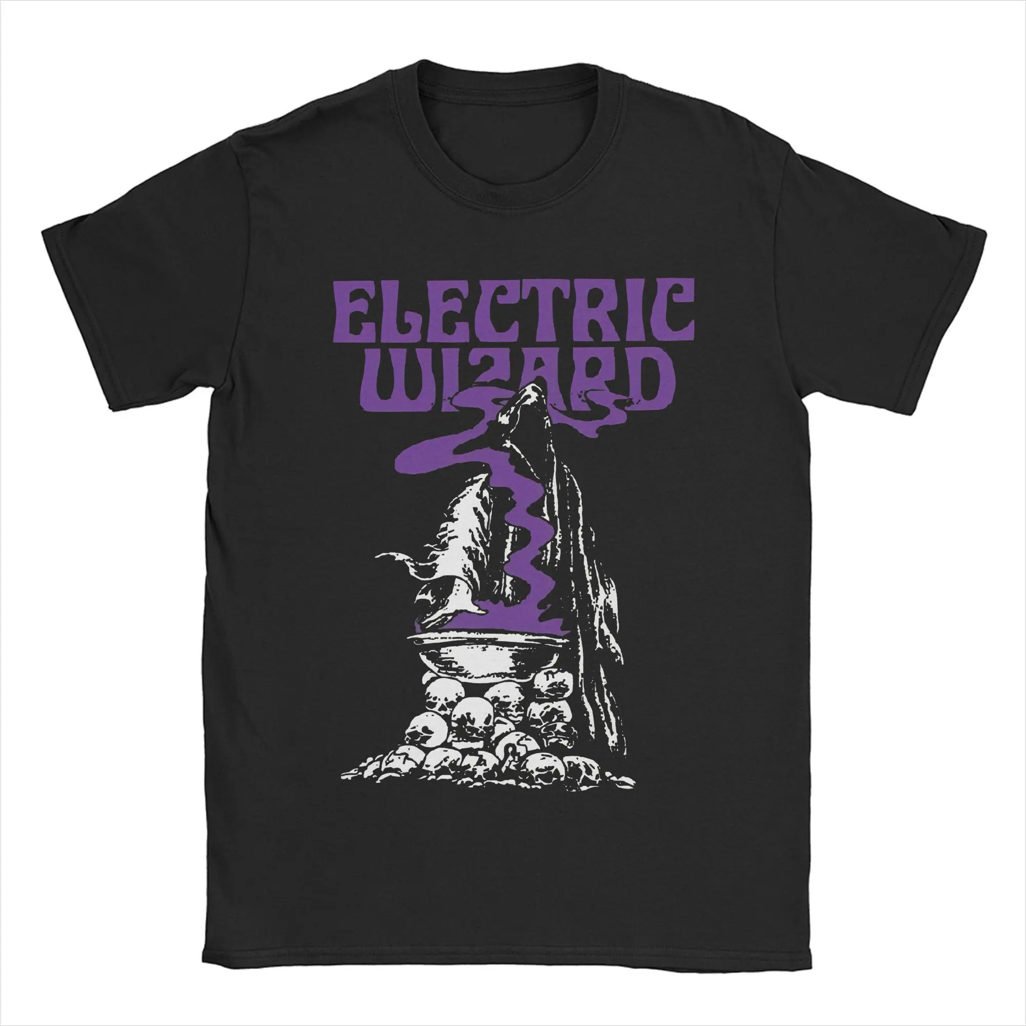 2026 Summer New Model Electric Wizard T-Shirt - High-quality, Casual and Comfortable Men's Round-neck Printed Tee