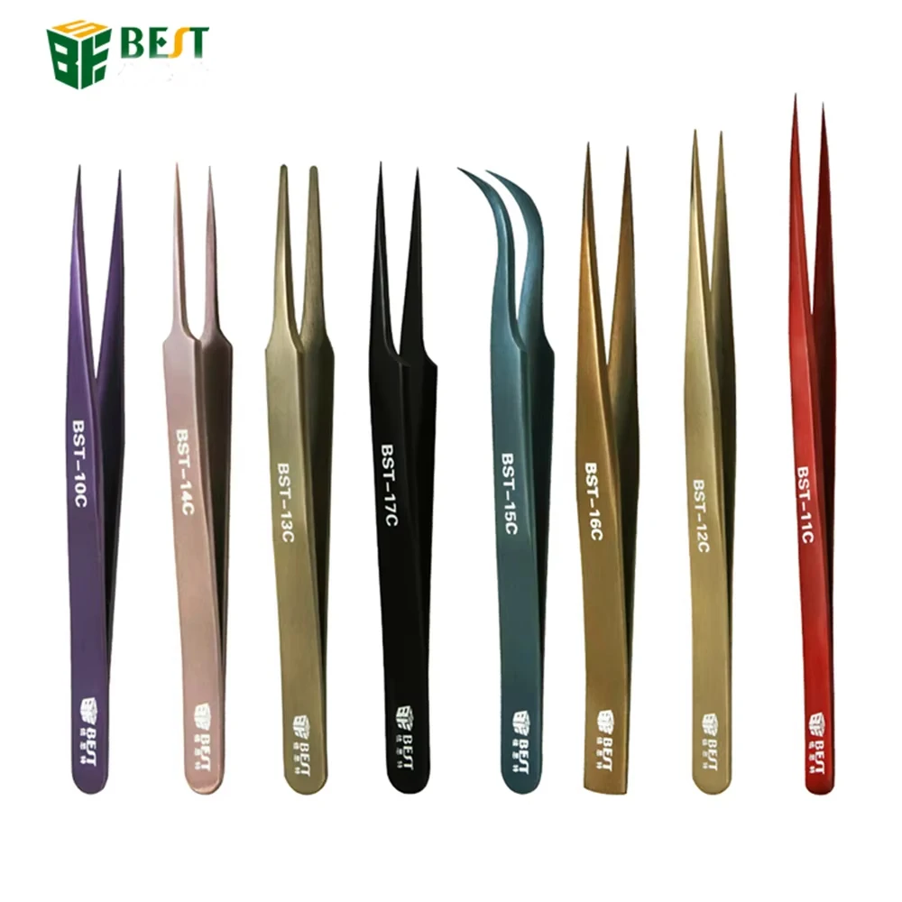 1 Stück Ultra Precision Pinzette Antimagnetische Galvanisieren Pinzette für Handy Tablet PC Picking Reparatur Werkzeuge