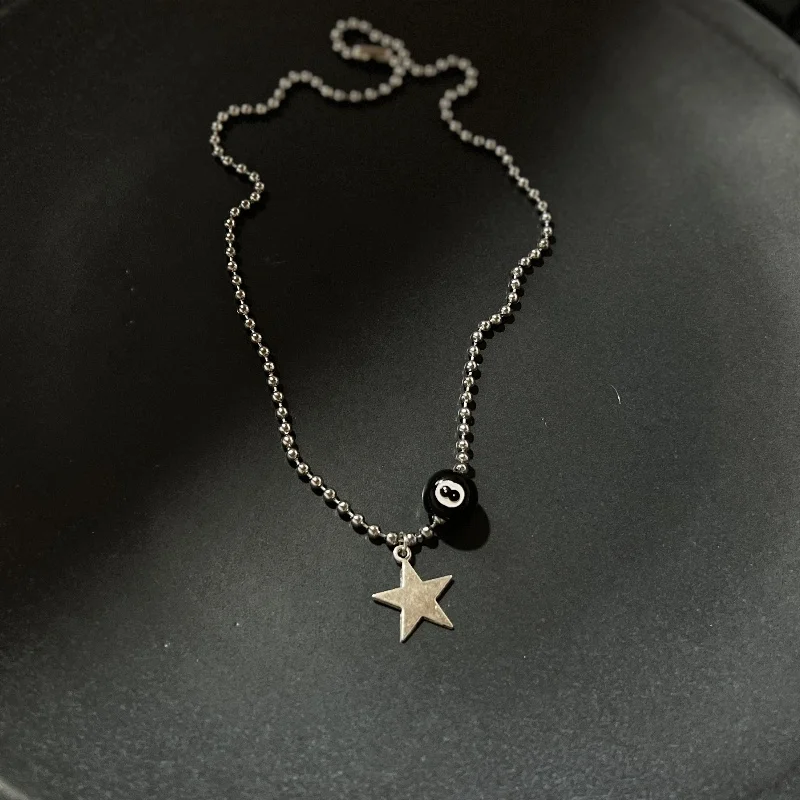 Kpop Y2K Goth Harajuku Vintage Cute Butterfly Bowknot Heart Choker Necklace Egirl Aesthetic 2000s EMO Grunge Jewelry Accessories
