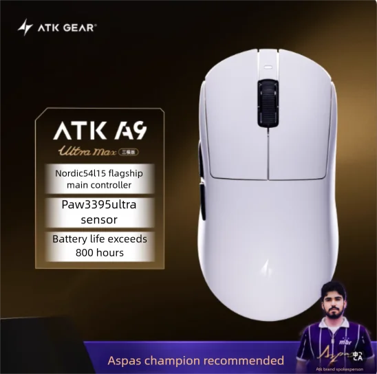 ATK Dragonfly A9 Plus Gaming Mouse 8K Polling Wireless