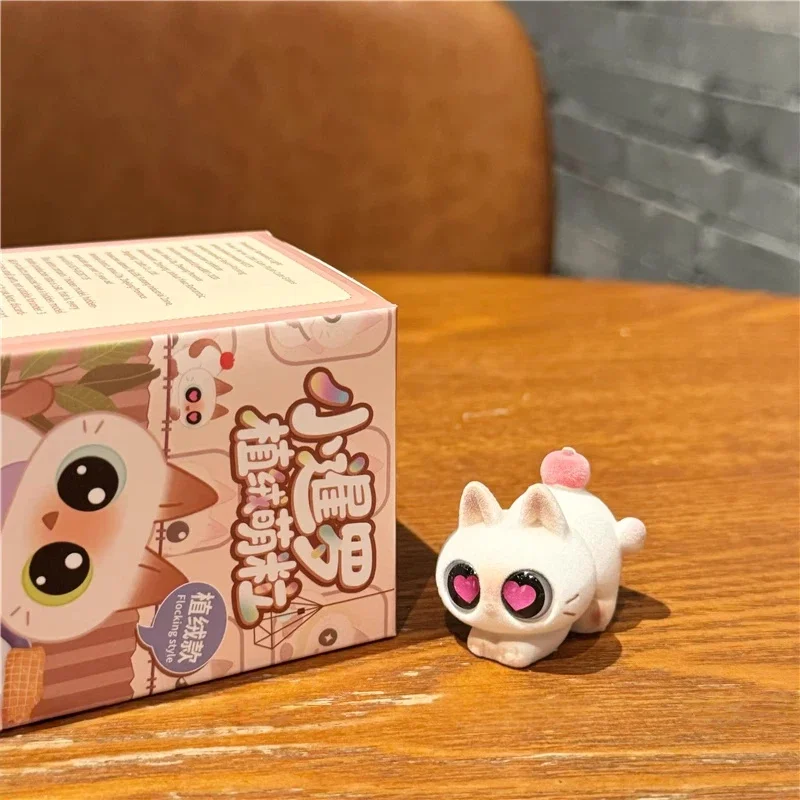 Niedliche kleine siamesische Plüsch-Blindbox-Figuren, kreative modische periphere Desktop-Dekorationsartikel, Überraschungsgeschenke für Mädchen