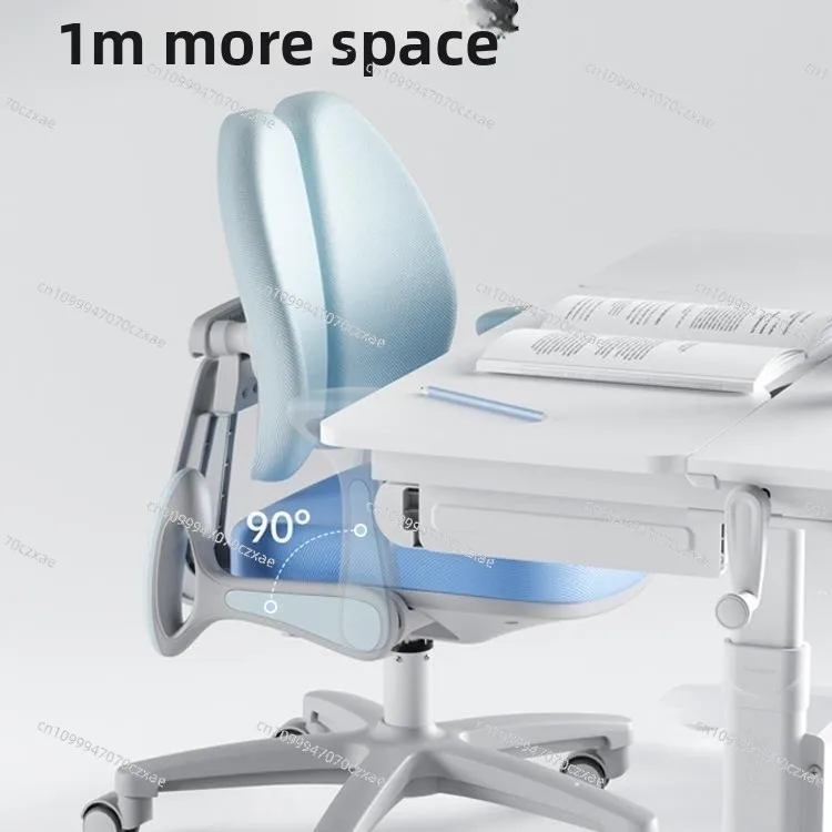 Ergonomic Kids Study Chair, Lifting Posture Correction Chair With Chasing‑Back Design for Household Children Learning Use