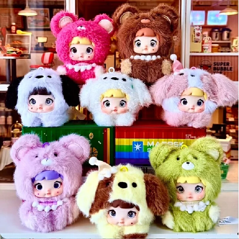 

Genuine Nommi V4 Mibao Series Plush Blind Box Kawaii Baby Vinyl Face Anime Figures Mystery Box Pendant For Girl Surprise Gift