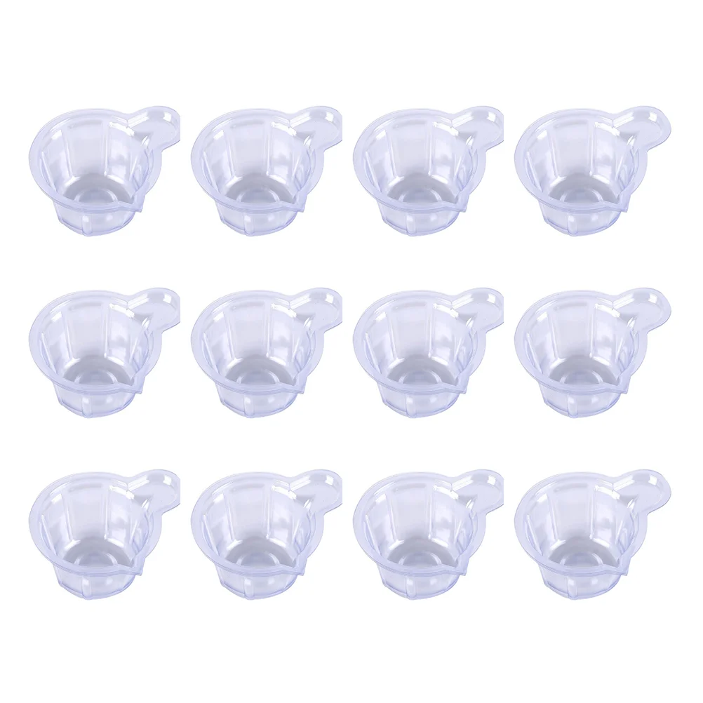 100 Pcs Plastic Cup Epoxy Cups Pigment Toning Stirring Measuring Practical Mixing DIY Crystal Dispensing