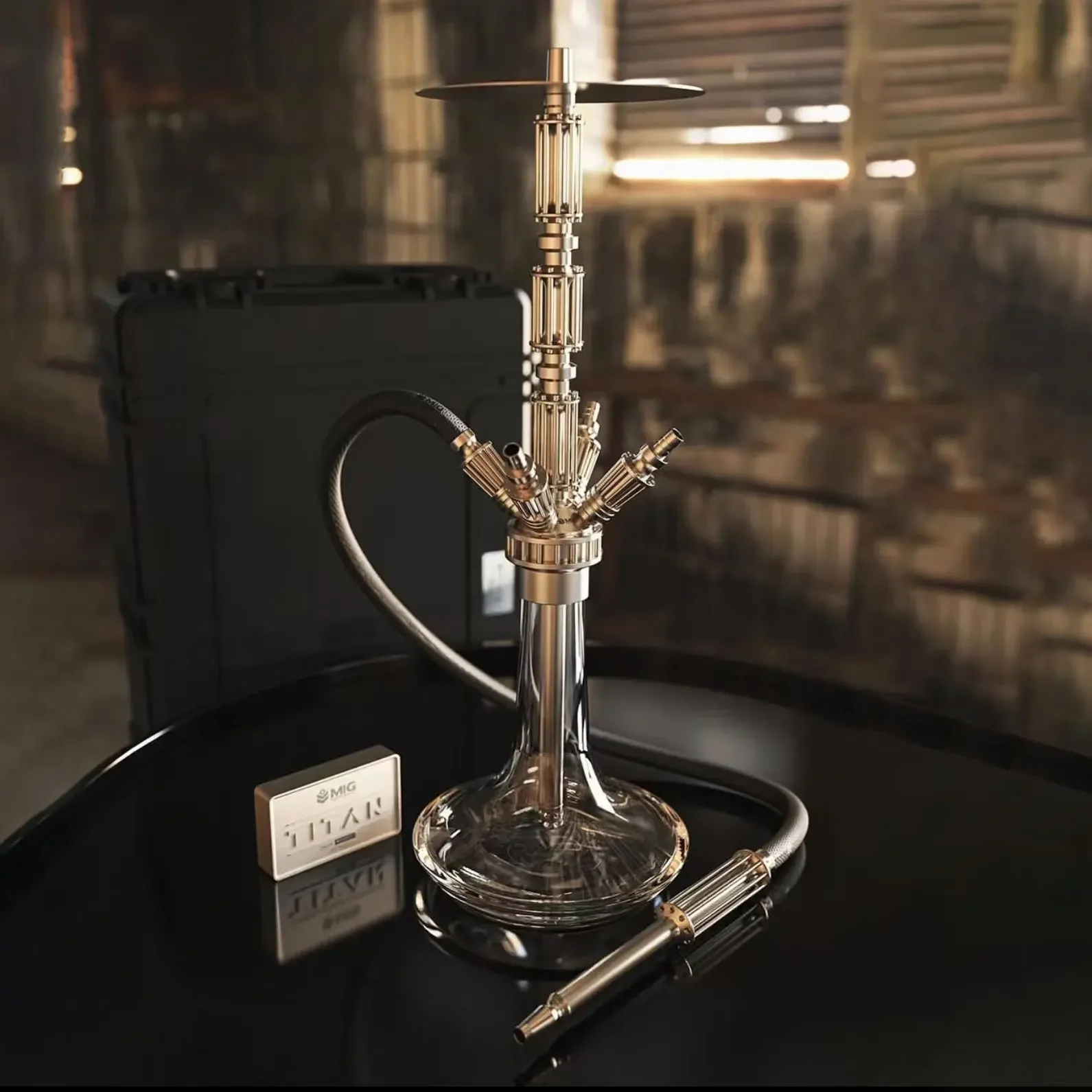 New German MIG Titan high-end stainless steel hookah bar KTV hookah