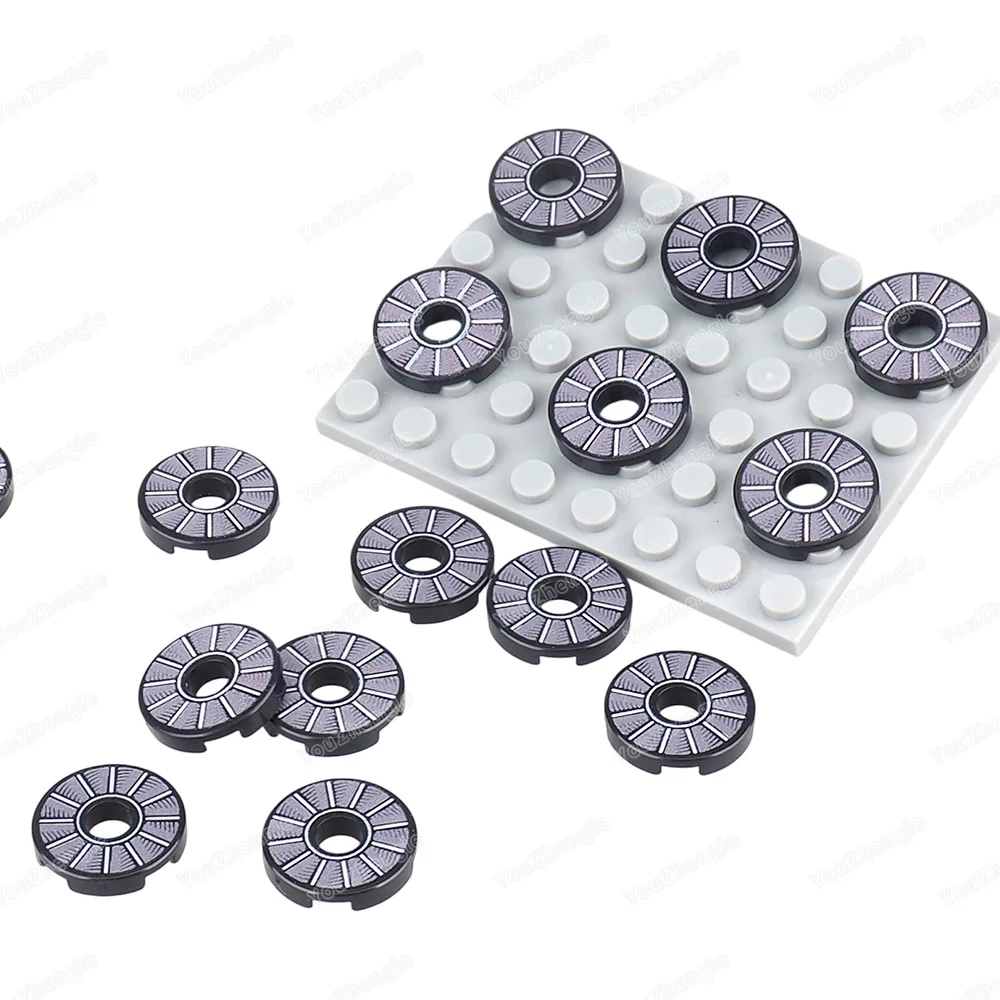 Mini Good Luck Printed Pattern Building Block Tiles Basic 1x2 Parts 3069 MOC Figures Magic Blessings Scene China Model Gift Toys