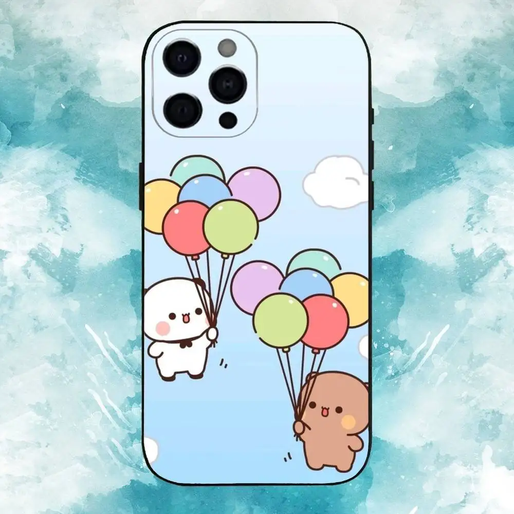 حافظة هاتف C-Cute BuBu DuDu مصنوعة من السيليكون الناعم لهاتف آيفون 17 16 15 14 13 12 11 X XR Plus Pro Max Plus