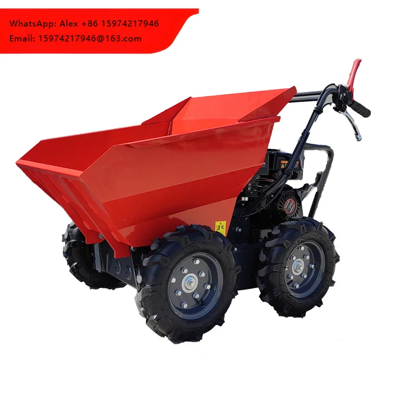 Construction Site Transport Truck Promotional Dump Truck Four-wheel Dump Truck