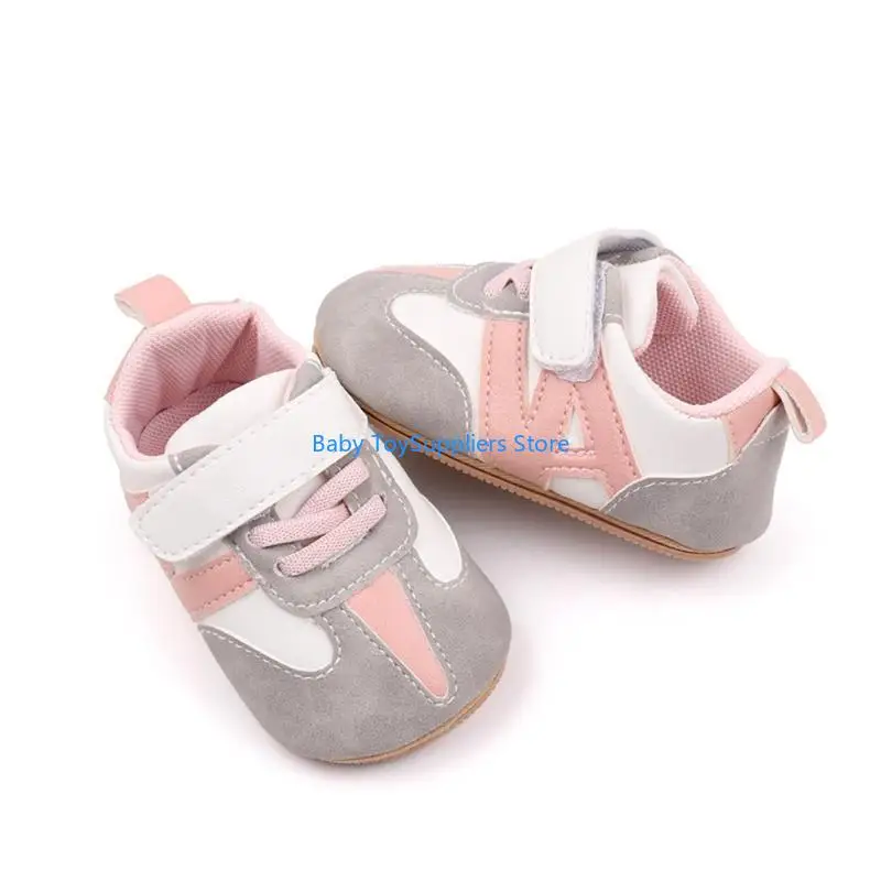 

R1WF Newborns Sneaker Infant First Walking Shoes Toddlers Prewalker Shoes