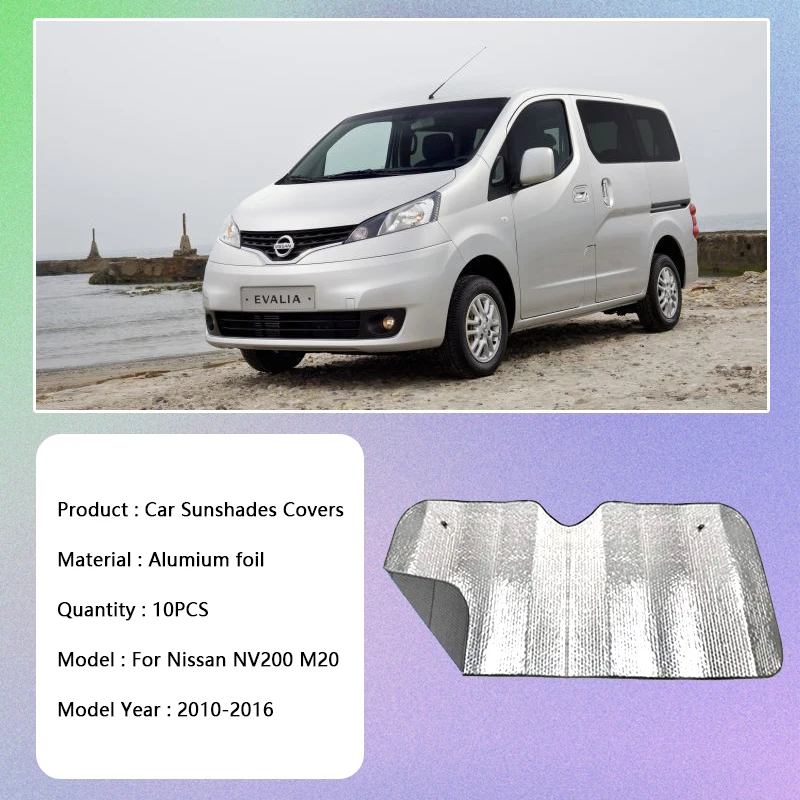 Window Visor For Nissan NV200 Evalia Vanette Chevrolet City Express M20 2010~2016 Sunshades Sun Front Windshields Curtains Cover