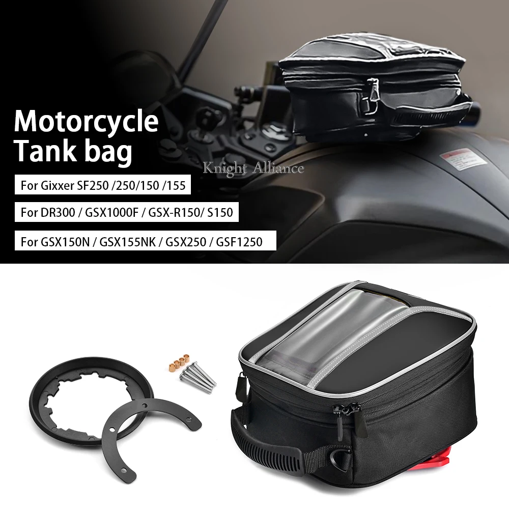 

Fuel Tank Bag Luggage For Suzuki GSX150N GSX250 GSF1250 DR300 GSX1000F Gixxer SF250 Motorcycle Navigation Racing Bag