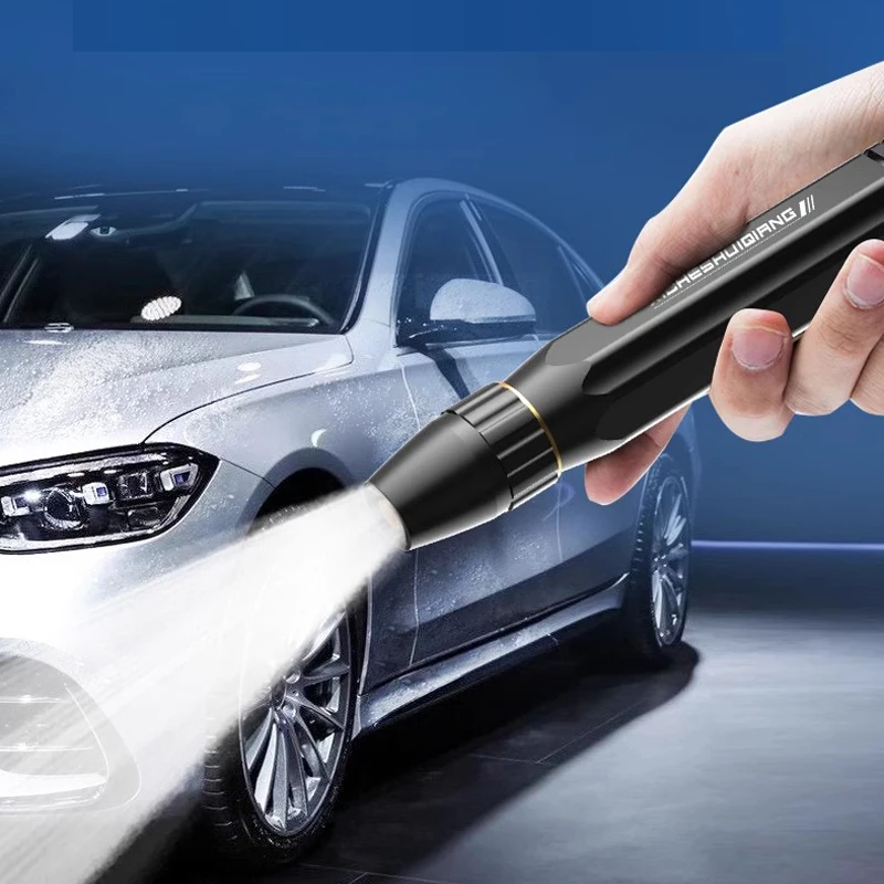 Car Wash Gun High-Pressure Water Gun Household Car Wash Water Gun Black Diamond Water Gun Watering Pipe Car Wash Nozzle
