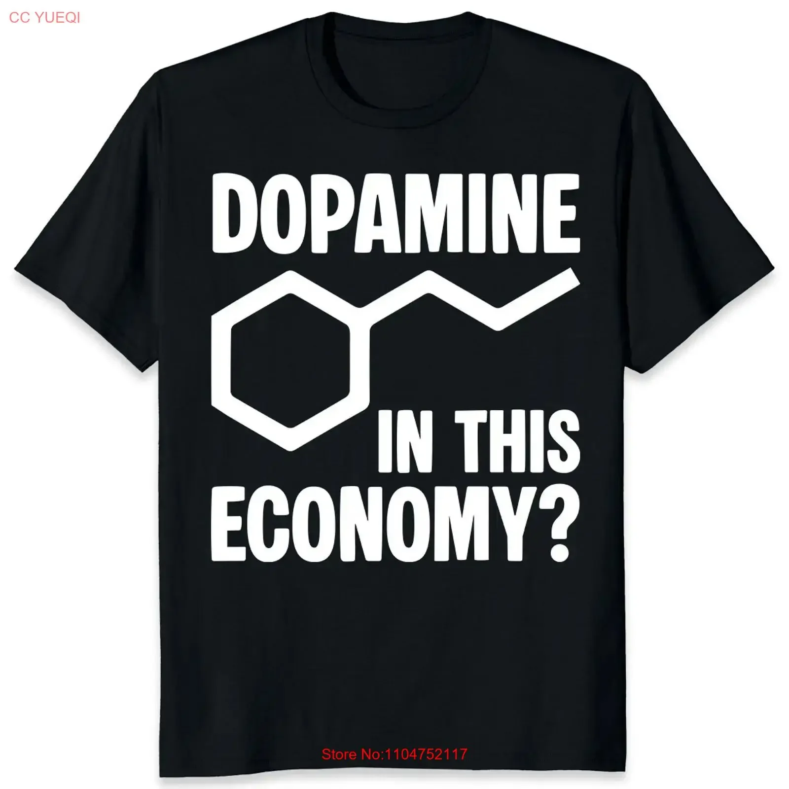 T-shirt vintage unisexe légèrement décontracté, style délavé, avec motif 'Dopamine in this Economy', pour thérapie, conseil et santé mentale, vêtements de créateur