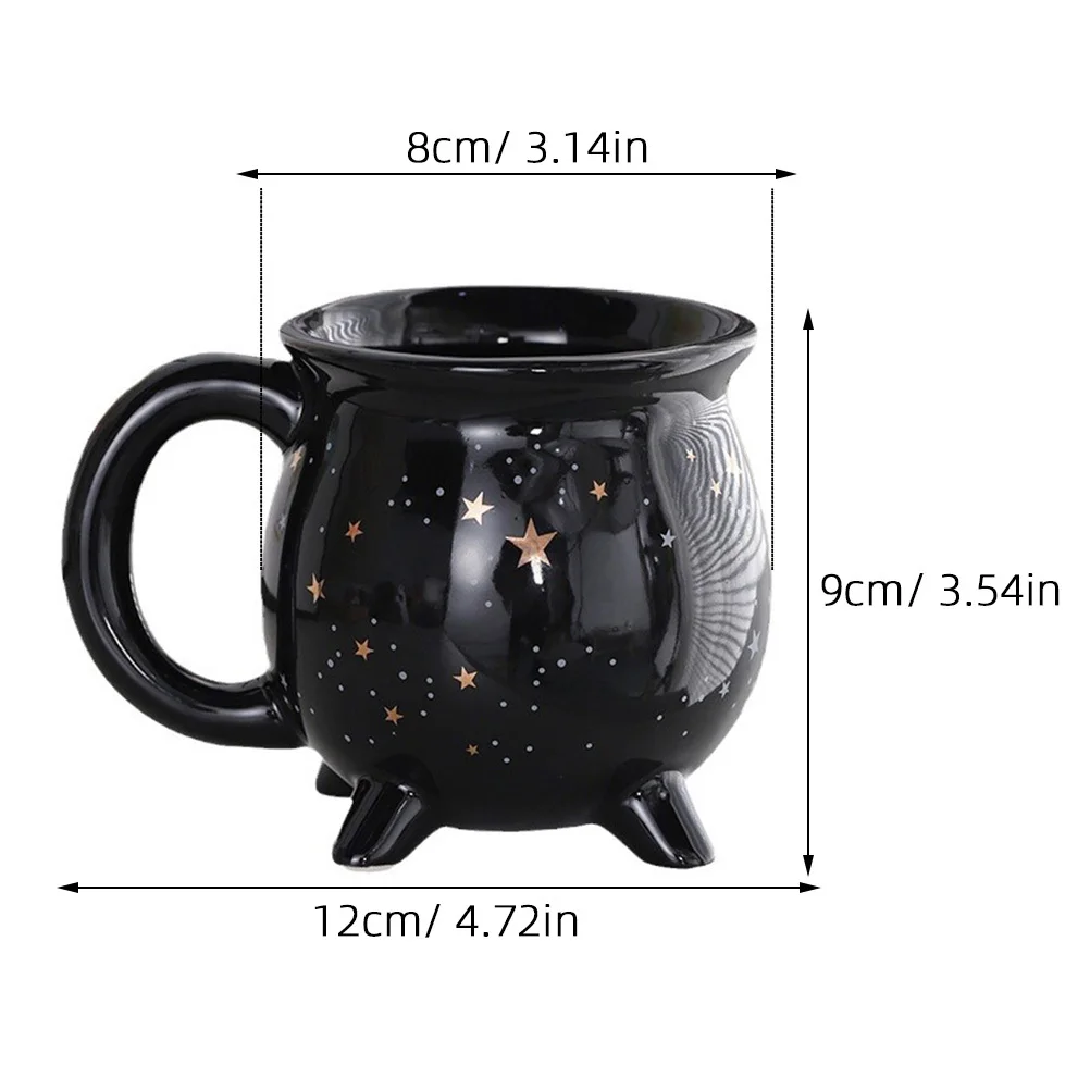 

Ceramic Serving Mug Drinks Cup Halloween Decor Cauldron Drinking Cups Coffee Mugs