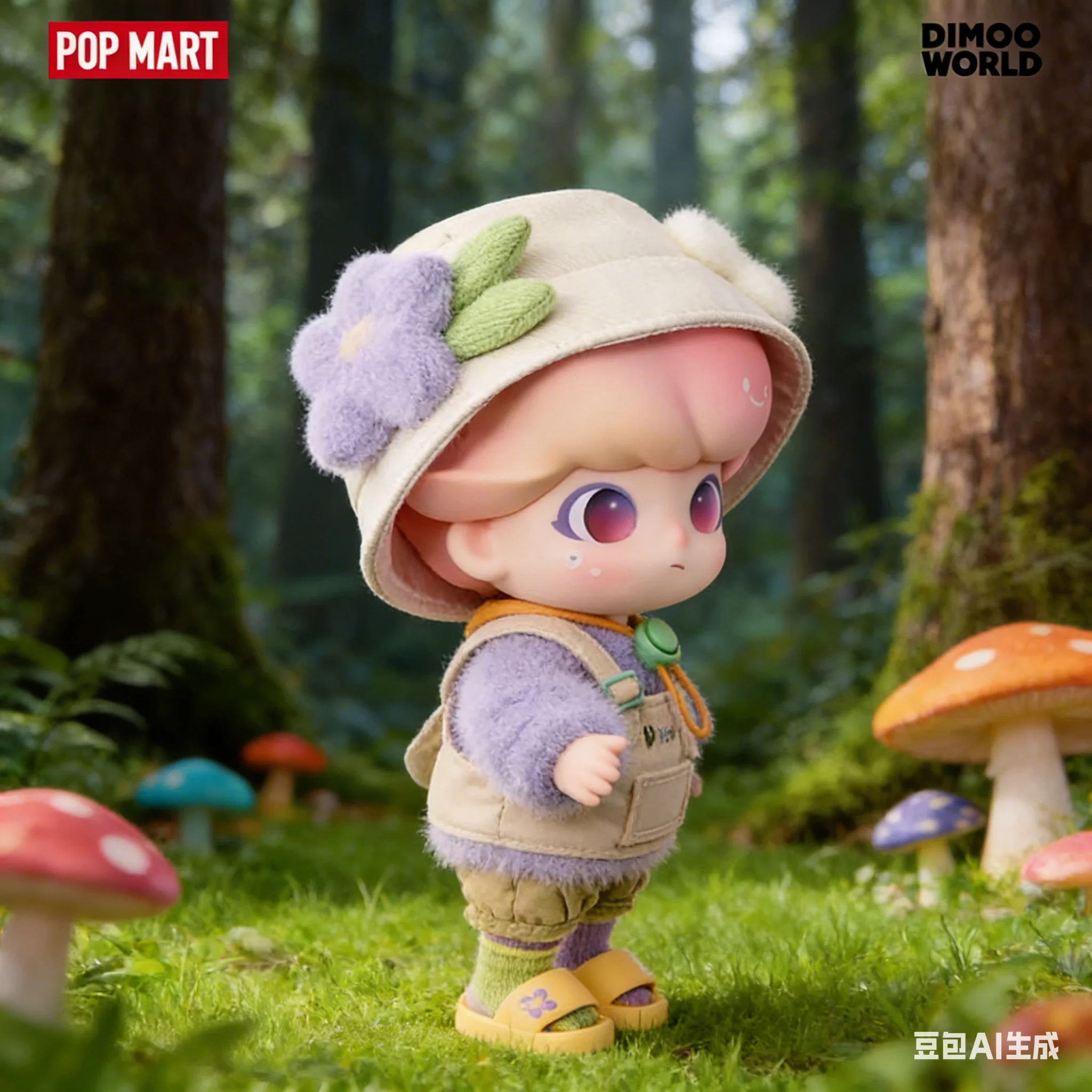 

Коллекционная фигурка POP MART DIMOO Dream Travel в масштабе 1/8 — аниме-фигурка в закрытой упаковке для декора дома и украшения сумок