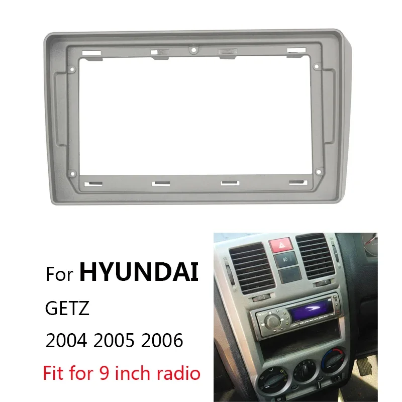 

Автомобильный радиоприемник для HYUNDAI GETZ 2004 2005 2006, комплект рамки для установки авто стерео, внутренняя центральная панель управления