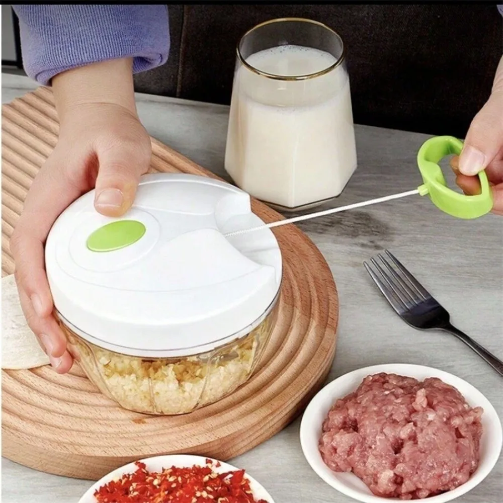 

Large Capacity Manual Garlic Chopper Multi-function Convenient Vegetable Cutter Reusable Portable Garlic Press Kitchen Gadgets