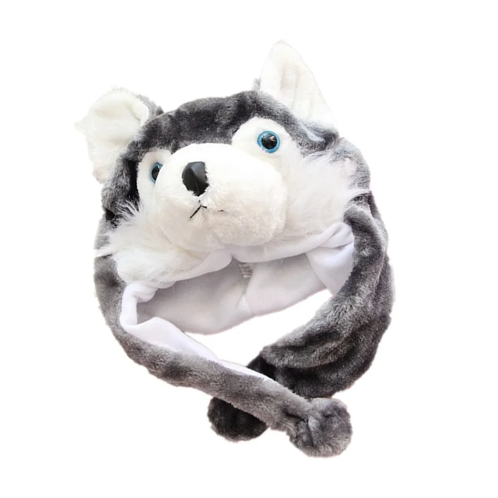 

Funny Grey Animal Hat Kids Cartoon Cosplay Hat Premium Cotton Cute Kids Cap Funny Hats for Children Performance