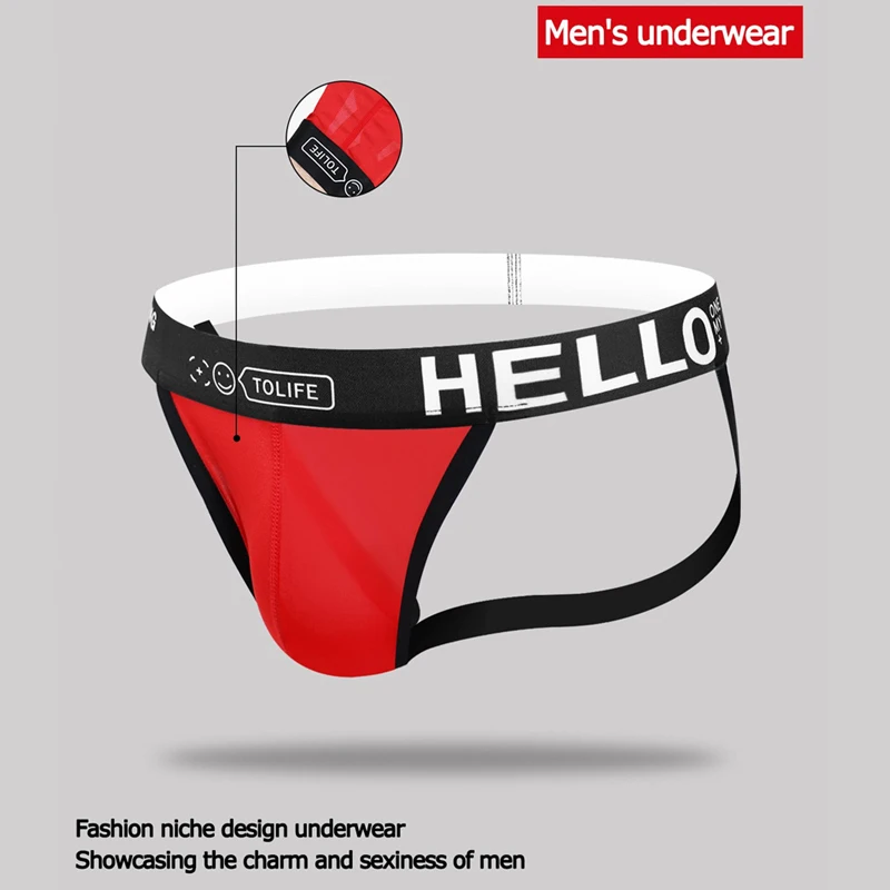 

1 шт. мужское нижнее белье, подходящее для рождественских вечеринок, модный и модный оригинальный дизайн с вырезом на спине, мужское бикини для геев с низкой талией